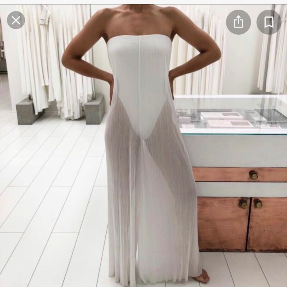 Natalie Rolt sheer pantsuit